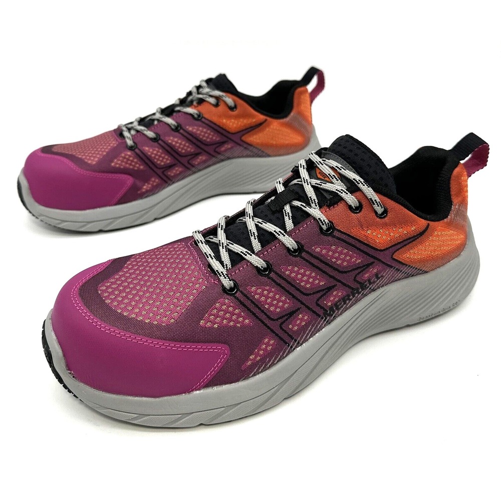 Merrell Moab Flight CF Mens Size 10.5 M Alloy Toe No Slip Fuchsia ASTM F2413-18